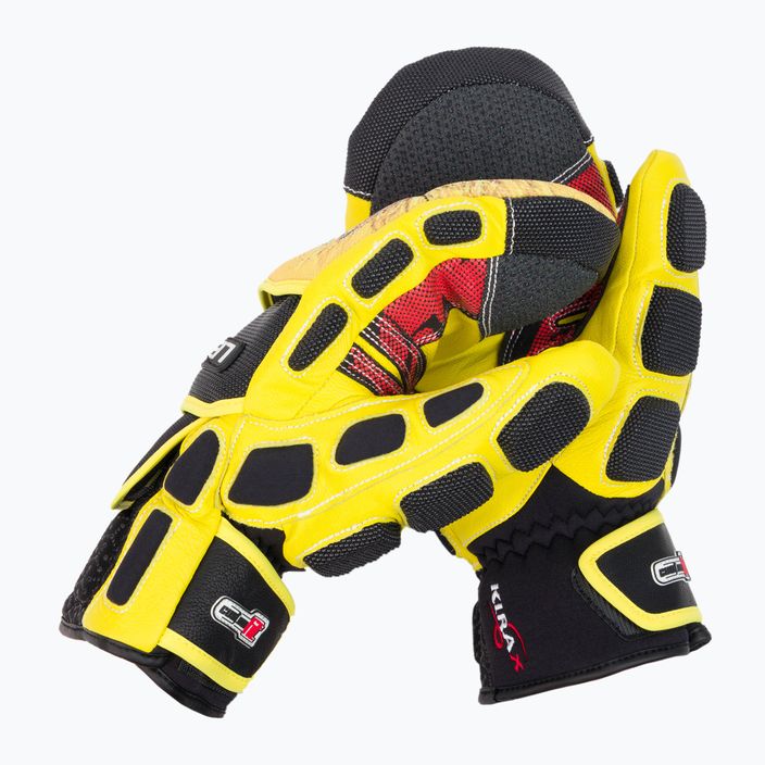 Men's Level Worldcup Cf Mitt Yellow 3009 Ski Gloves