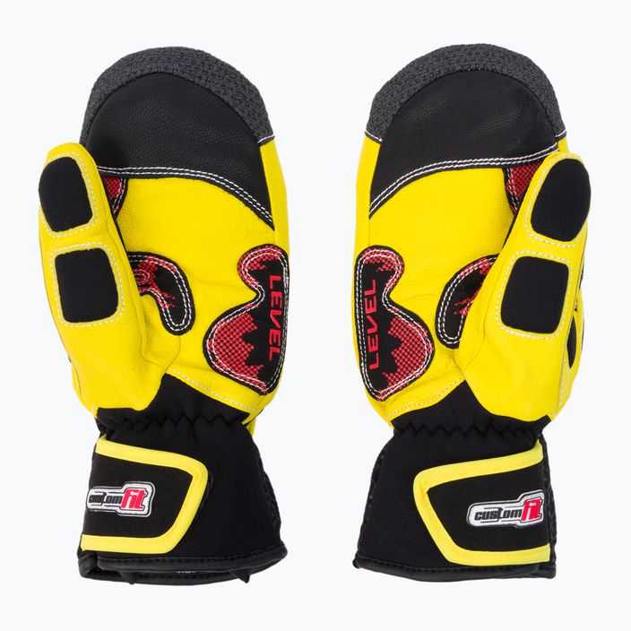 Level Worldcup Jr Cf Mitt children's ski glove yellow 4116 2