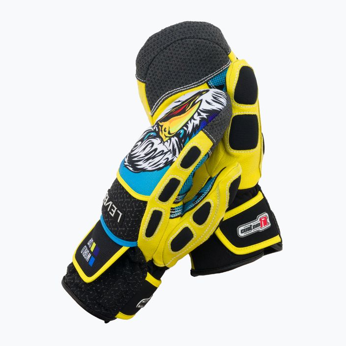 Level children's ski glove Worldcup CF Mitt yellow 4117JM.66