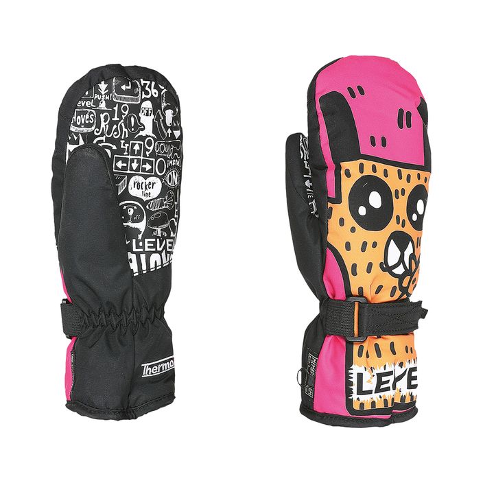 Level Junior Mitt children's ski glove pink 4152JM 8