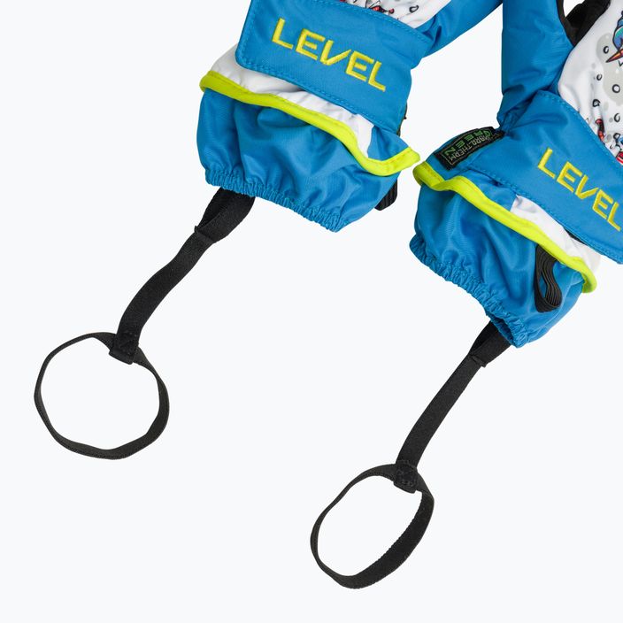 Level Animal children's ski gloves light blue 5
