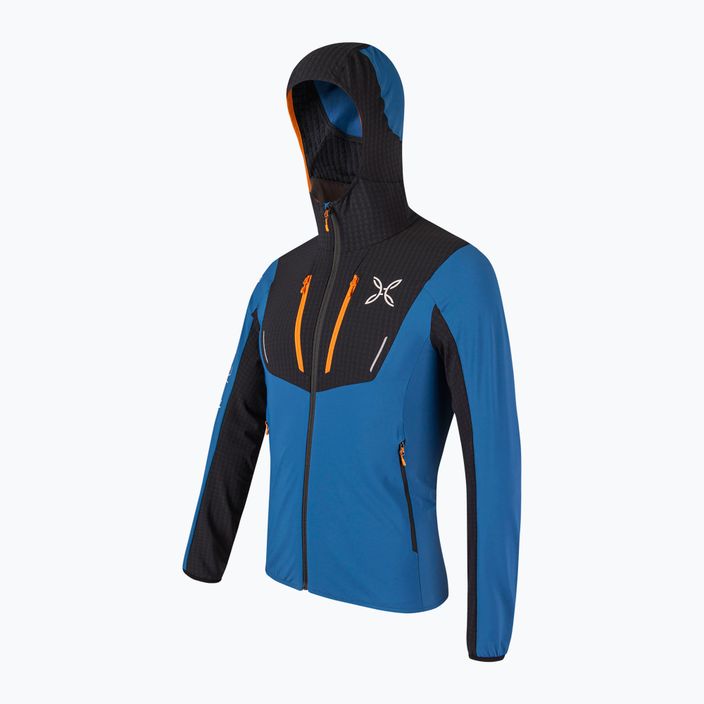 Men's Montura Ski Style Hoody deep blue/mandarino jacket 3