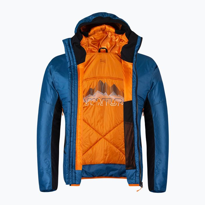 Men's Montura Eiger deep blue/mandarino insulated jacket 4
