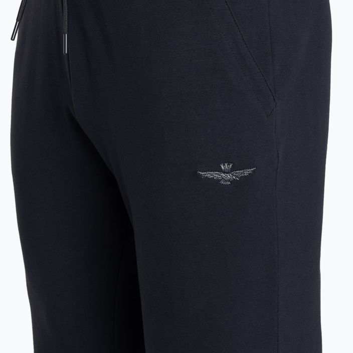 Men's Aeronautica Militare Essential blue navy trousers 3