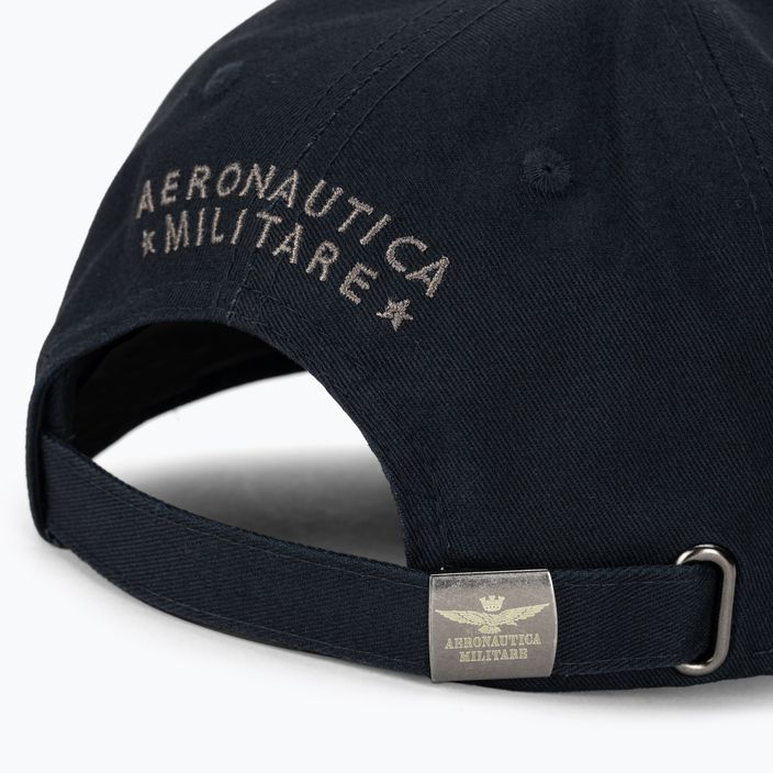 Men's Aeronautica Militare Basic With Metal Eagle baseball cap blue navy 4