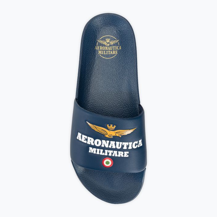 Men's Aeronautica Militare Beach blue flip-flops 5