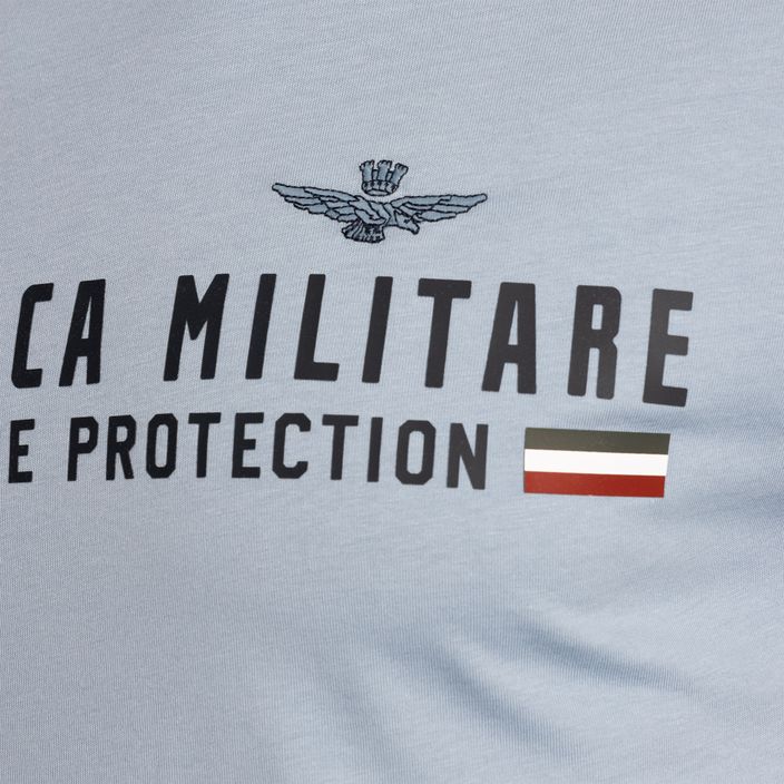 Men's Aeronautica Militare Heritage light blue T-shirt 3
