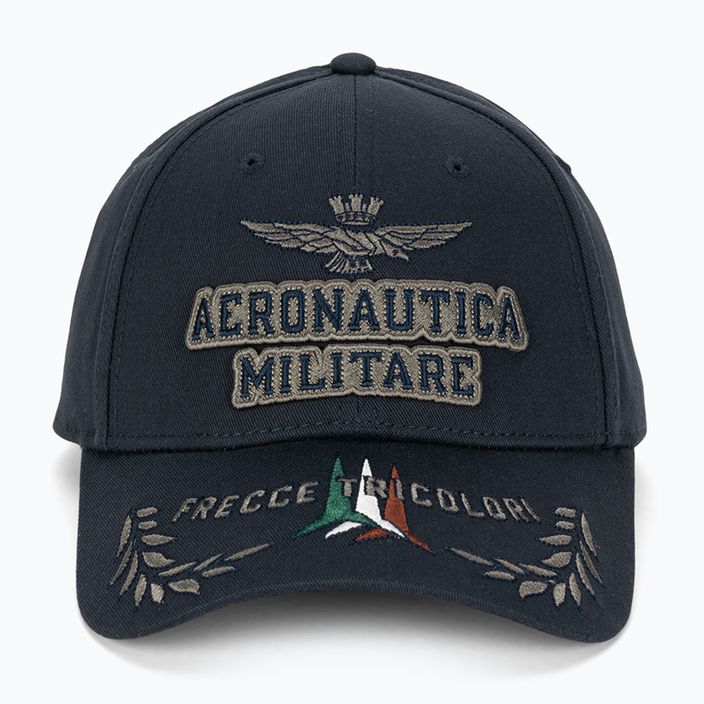 Men's Aeronautica Militare Embossed Embroidery baseball cap blue navy 2