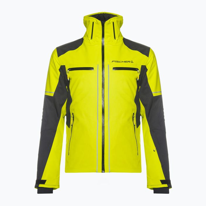 Fischer RC4 yellow men's ski jacket 3