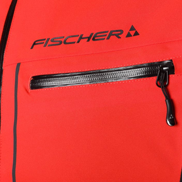 Fischer RC4 red tomato men's ski jacket 6