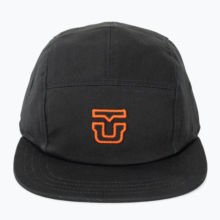 Union 5 Panel black/orange baseball cap 4