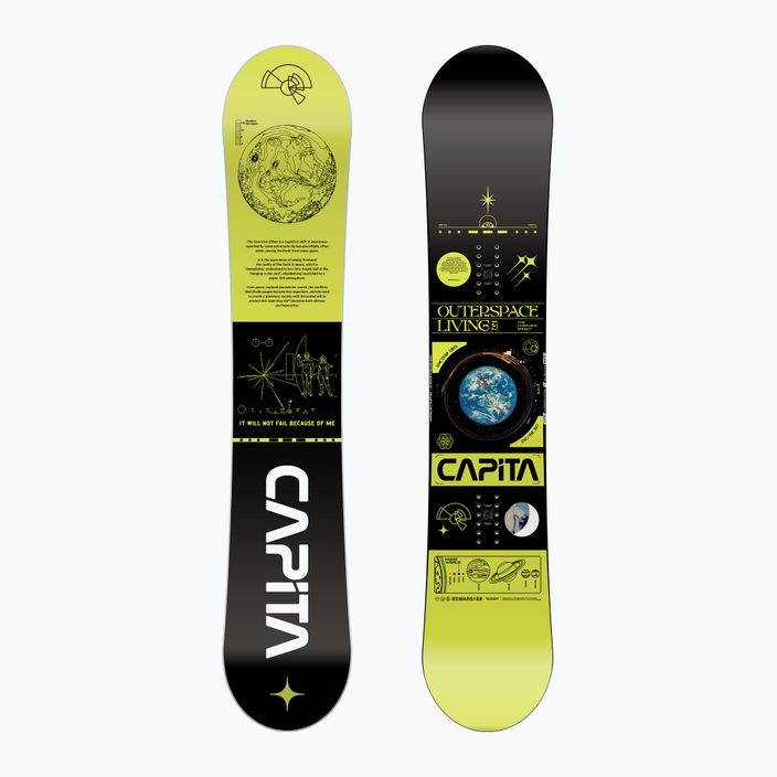 Men's CAPiTA Outerspace Living snowboard yellow 1221109