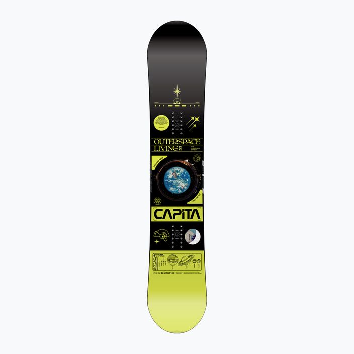 Men's CAPiTA Outerspace Living snowboard yellow 1221109 3