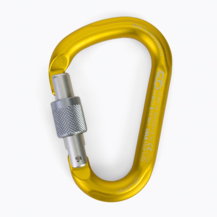 Climbing Technology Snappy SG carabiner yellow 2