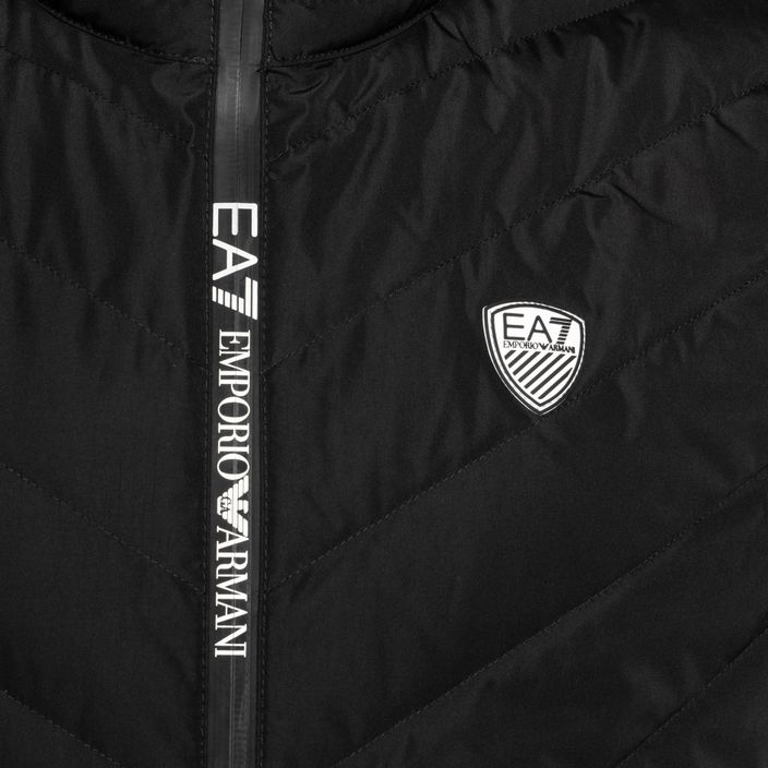 Men's sleeveless EA7 Emporio Armani Train Premium Shield Down Light black 3