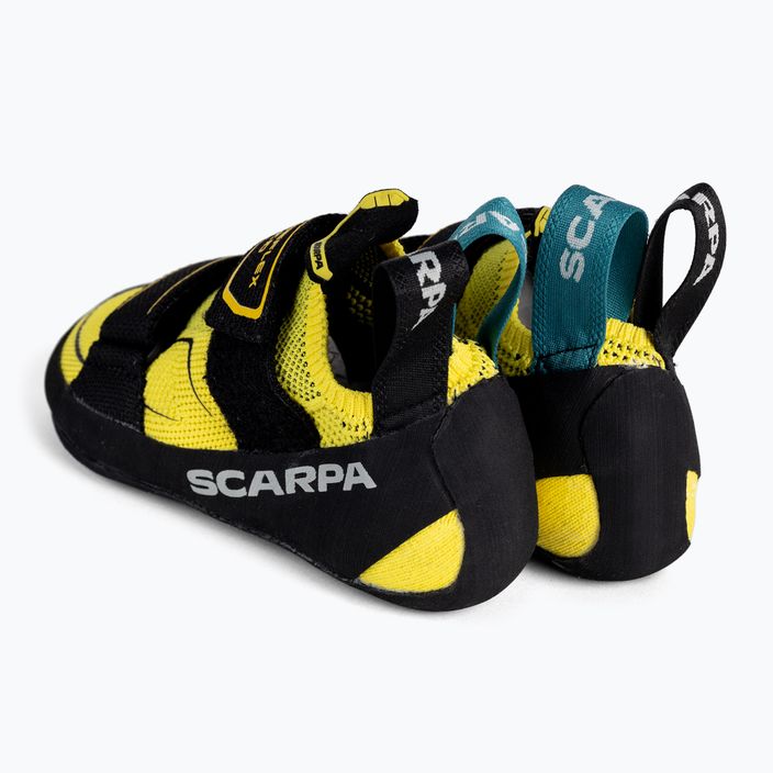 SCARPA Reflex Kid Vision children's climbing shoes yellow and black 70072-003/1 3