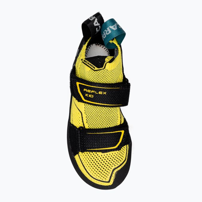 SCARPA Reflex Kid Vision children's climbing shoes yellow and black 70072-003/1 6