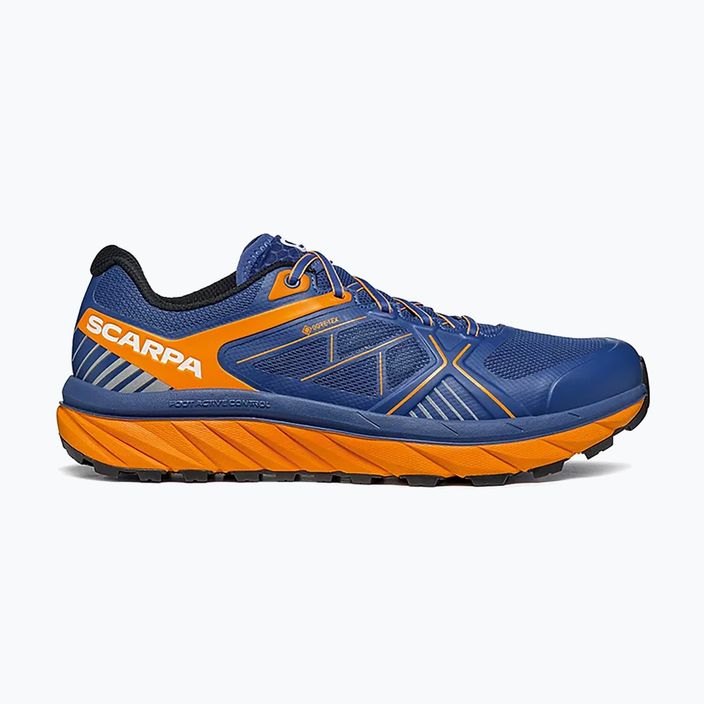 SCARPA Spin Infinity GTX men's running shoes navy blue-orange 33075-201/2 12