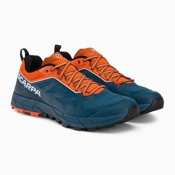 Men's trekking boots SCARPA Rapid GTX navy blue-orange 72701 4