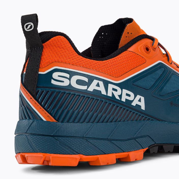 Men's trekking boots SCARPA Rapid GTX navy blue-orange 72701 9
