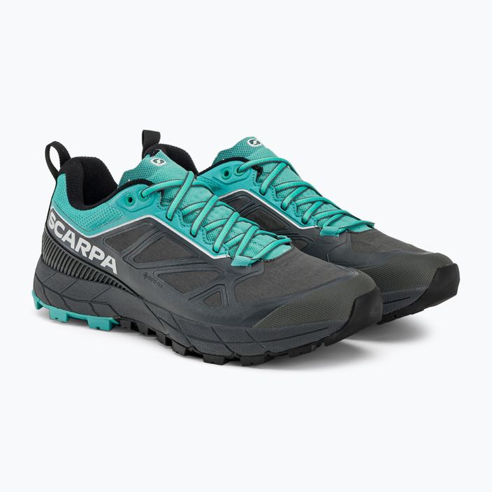 Women's trekking boots SCARPA Rapid GTX grey-blue 72701 4