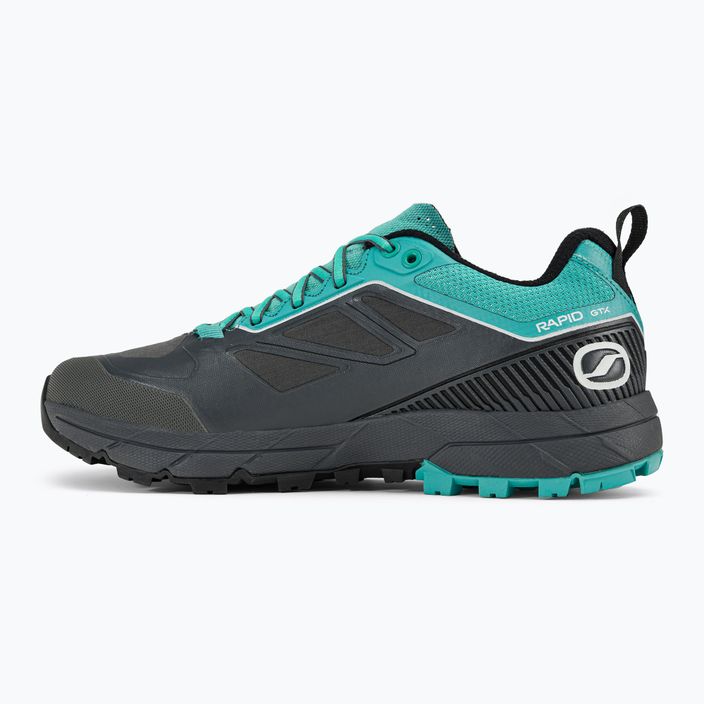 Women's trekking boots SCARPA Rapid GTX grey-blue 72701 10