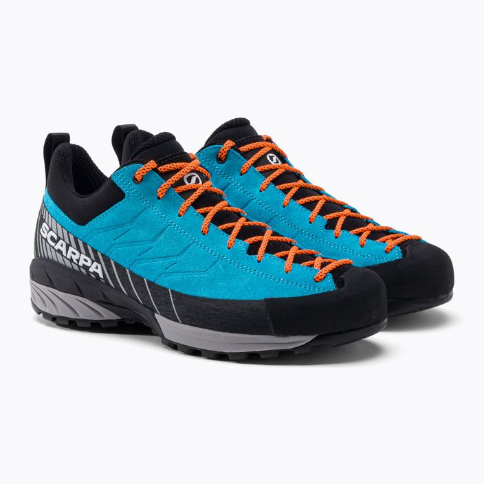 Men's SCARPA Mescalito approach shoes blue 72103-350 5