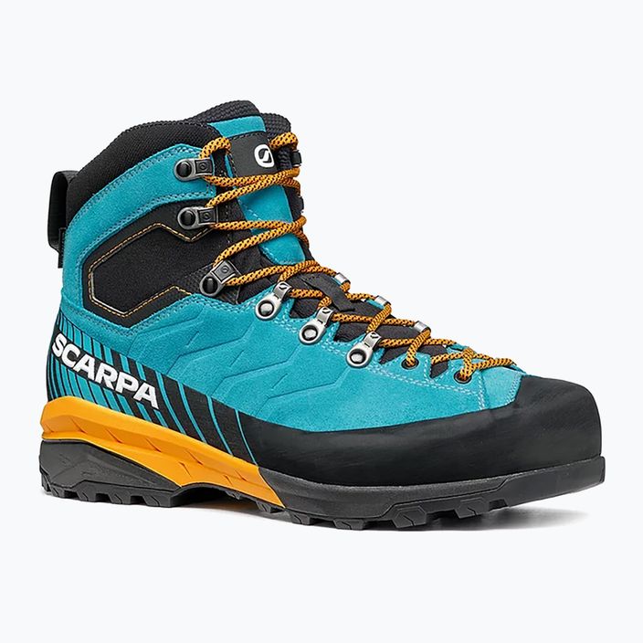 Men's trekking boots SCARPA Mescalito TRK GTX turquoise-black 61050 10