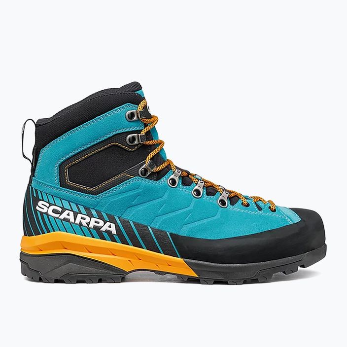 Men's trekking boots SCARPA Mescalito TRK GTX turquoise-black 61050 11