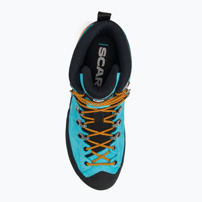 Men's trekking boots SCARPA Mescalito TRK GTX turquoise-black 61050 6