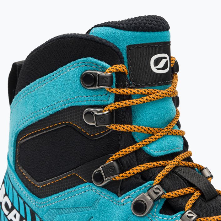 Men's trekking boots SCARPA Mescalito TRK GTX turquoise-black 61050 9