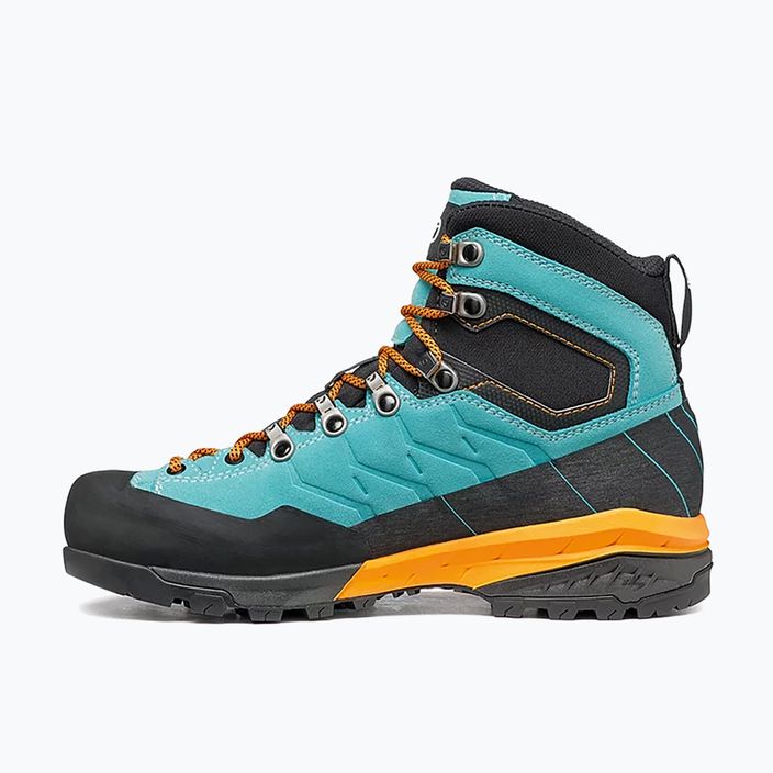 Women's trekking boots SCARPA Mescalito TRK GTX turquoise-black 61050 12