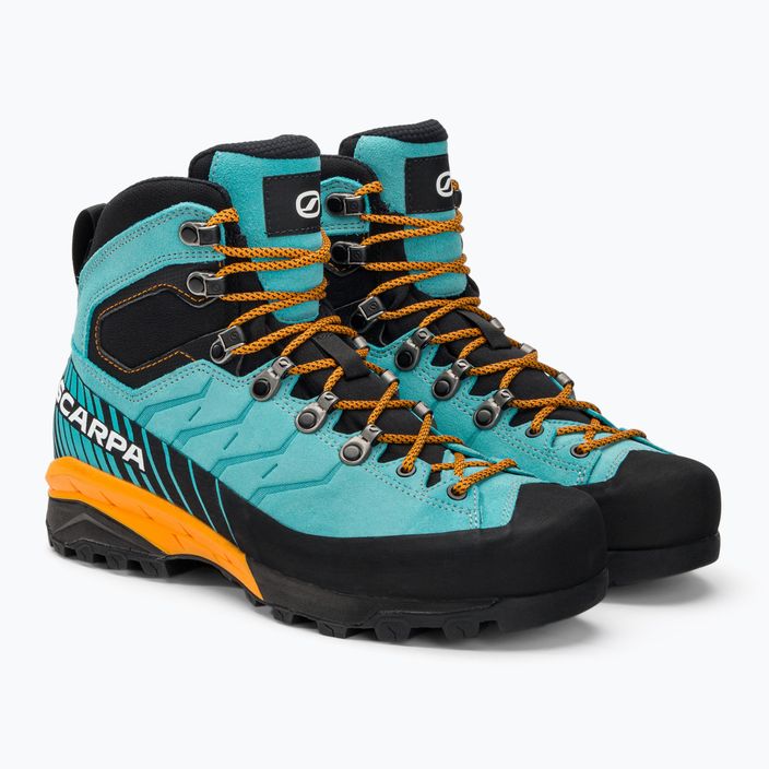 Women's trekking boots SCARPA Mescalito TRK GTX turquoise-black 61050 4