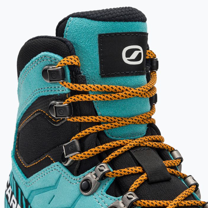 Women's trekking boots SCARPA Mescalito TRK GTX turquoise-black 61050 9