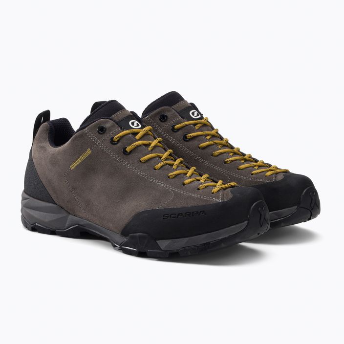 SCARPA men's Mojito Trail Gtx titanium-mustard trekking boots 63316-200 5