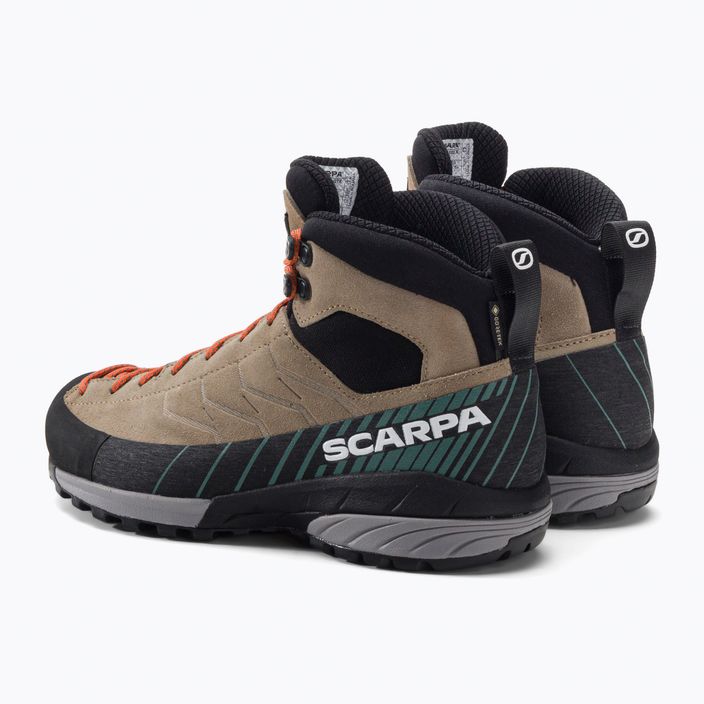 Women's approach shoes SCARPA Mescalito Mid GTX brown 72097-202 3