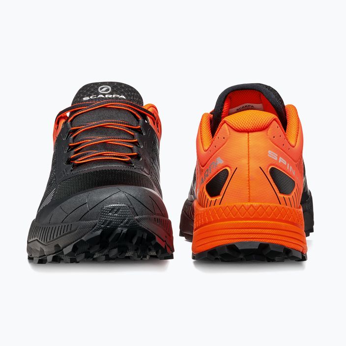 Men's running shoes SCARPA Spin Ultra GTX orange fluo/black 11