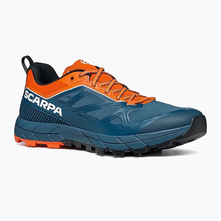 Men's trekking boots SCARPA Rapid GTX navy blue-orange 72701 11
