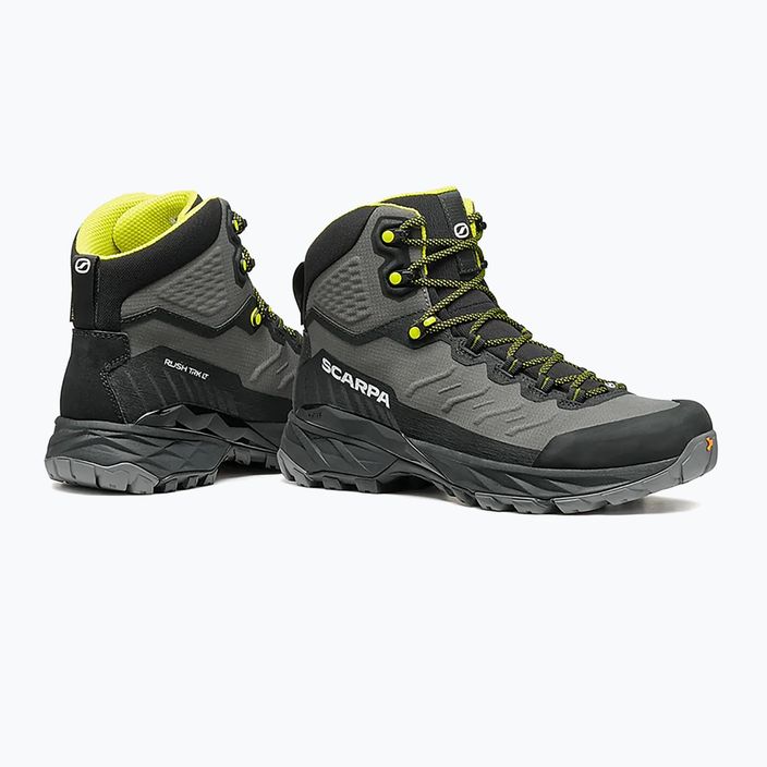 Men's trekking boots SCARPA Rush TRK LT GTX grey 63141 11