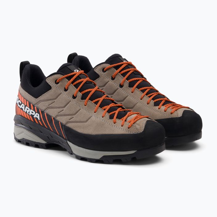 Men's trekking boots SCARPA Mescalito TRK GTX grey-black 61052 4