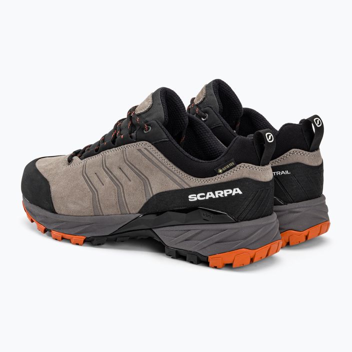 Men's trekking boots SCARPA Rush Trail GTX taupe/mango 3
