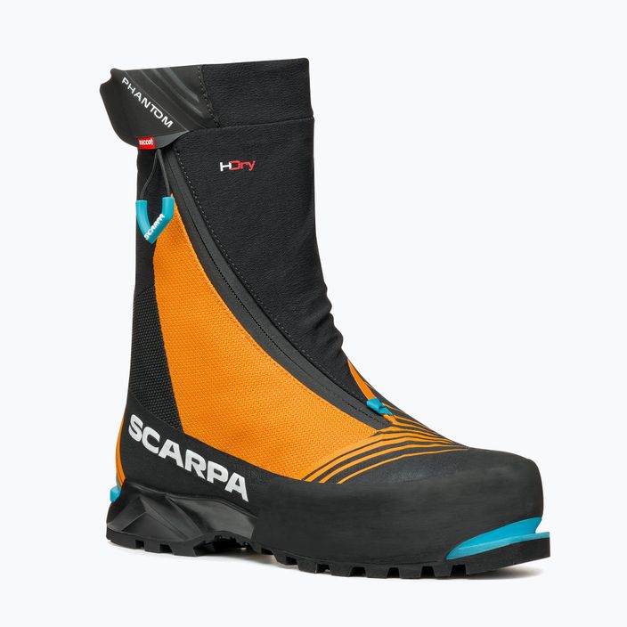 Scarpa Phantom Tech HD black/bright orange men's high-mountain boots 7