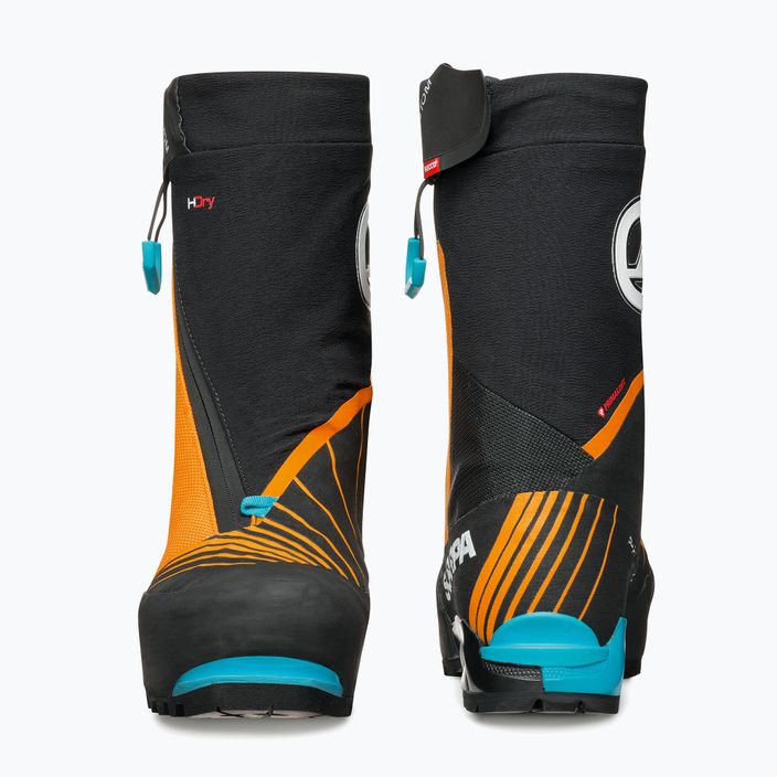 Scarpa Phantom Tech HD black/bright orange men's high-mountain boots 10