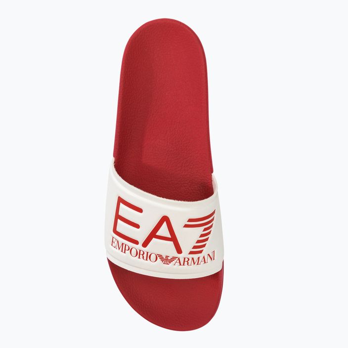 EA7 Emporio Armani Water Sports Visibility salsa/white flip-flops 5