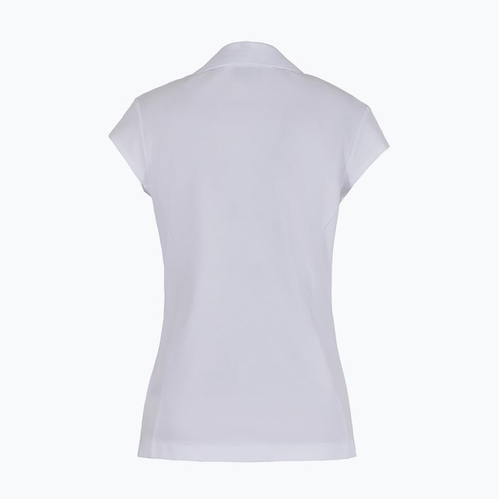 Women's EA7 Emporio Armani Train Costa Smeralda polo shirt white 2