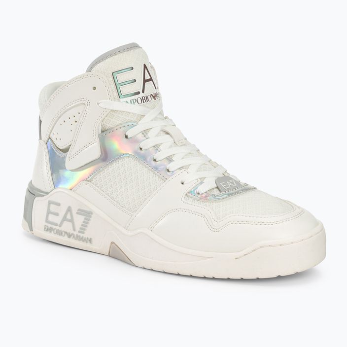 EA7 Emporio Armani Basket Mid white/iridescent shoes