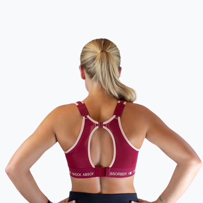 Shock Absorber Ultimate Run Bra Padded tibetan red training bra 2