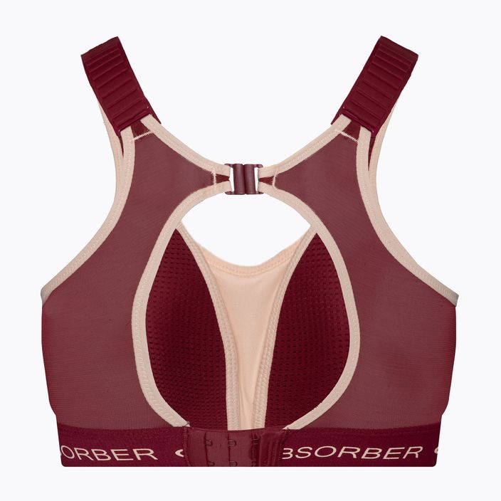 Shock Absorber Ultimate Run Bra Padded tibetan red training bra 4