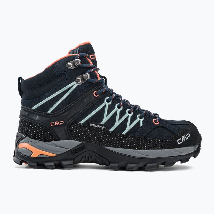 Women's trekking boots CMP Rigel Mid black and navy blue 3Q12946 2
