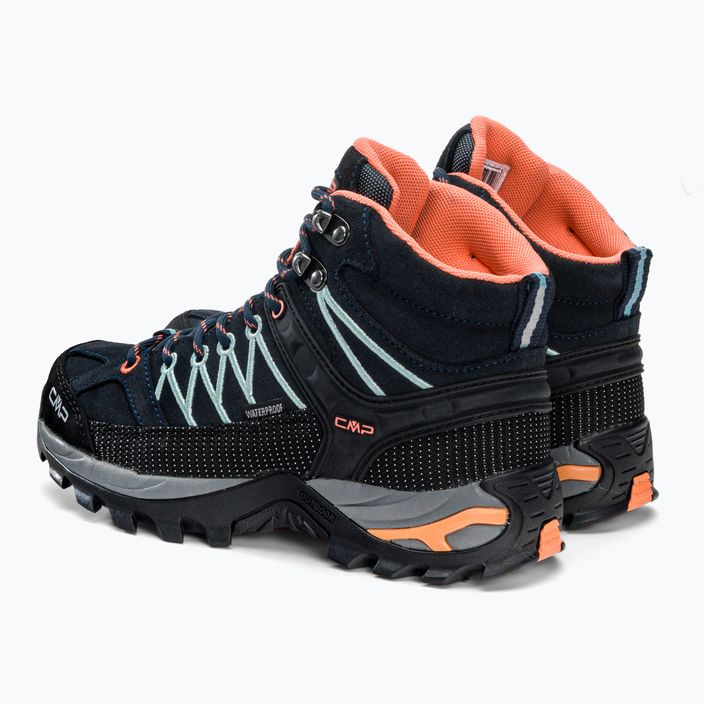 Women's trekking boots CMP Rigel Mid black and navy blue 3Q12946 3